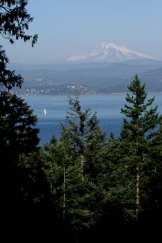 Mt. Baker from Lummi Island